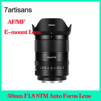 7artisans 50mm F1.8 Camera Lens STM Auto Focus Full-Frame Large Aperture Standard Prime Lens For Sony FE ZVE10 6400 A7C II A7R