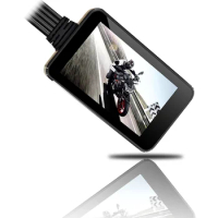 Blackbox Motorcycle DVR Camera Motor Dash Cam Dual Front Rear Recorder Motorcycle Cam Full HD 1080P Sensor Waterproof