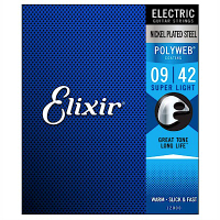Elixir POLYWEB EXXG-12000 電吉他套弦 (09~42)