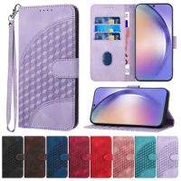 Wallet Magnetic Buckle Flip Leather Cover For Samsung Galaxy A72 A71 A71 A54 A53 A51 A34 A33 A31 A24 A21S A15 A14 A05 Note 20 10