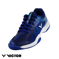【VICTOR 勝利體育】羽球鞋 羽毛球鞋 童鞋(S82IIJR B 深藍)