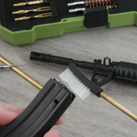 SWISS+TECH 16PCS Gun Cleaning Kit for Universal Tactical Gun Handgun Rifle Gun Brush Tool for 22/38/40/45 Caliber Accessories
