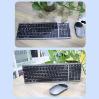 Wireless Keyboard Mouse Practical 2400-2480HZ Keyboard Mouse Wireless Keyboard And Mouse Combo Computer Accessories