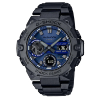 【CASIO 卡西歐】G-STEEL系列 藍芽連線 X 太陽能電力 多功能腕表(GST-B400BD-1A2)