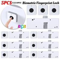 Biometric Lock For Furniture Fingerprint Locks Smart Door/Table Lock Electric Drawer Lock Keyless Privacy Security Protection