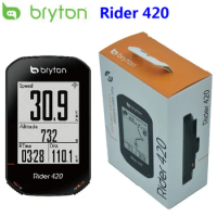Bryton Rider 420 GPS Cycling Computer Enabled Bicycle/Bike Computer and Bryton mount Waterproof wireless speedometer New 2023