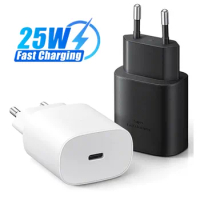 25W Super Fast Charger Original Pd 3.0 type c Power Adapter For Samsung Galaxy S22 S21 S20 note 10 note 20 wall charger