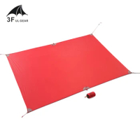3F UL Gear Ultralight Tarp Lightweight MINI Sun Shelter Camping Mat Tent Footprint 20D Nylon Silicone 195g Tenda Para Carro