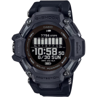 CASIO 卡西歐 G-SHOCK 心率偵測 GPS功能 藍牙 太陽能電力 援多種運動 輕量升級 運動系列 黑 GBD-H2000-1B_52.6mm