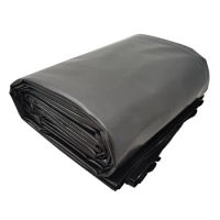 3*9m Waterproof Black Cloth Outdoor Fish Pond Liner Cloth Gardens Pools Reinforced HDPE Landscaping Pools Liners Cloth