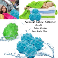 2pcs Steam Dryer Ball Wrinkle Remover Release Drying Ball Washer Dryer Fabric Softening Ball Washing for Washing Machine