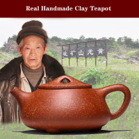2024 240CC Real Handmade Yixing Clay Teapot Chinese Kettle Puer Tea Set Kung Fu Zisha Teaware Free S
