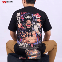 CLOWOR Marshall D. Teach The Blackbeard Kurohige Yonkou One Piece Anime Kaos T-Shirt