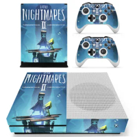 Little Nightmares Skin Sticker Decal Cover for Xbox One S Slim Console and 2 Controllers skins Vinyl
