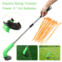 Multifunctional Electric Grass Trimmer Portable Handheld Garden Tools String Cutter Pruning Mini Lawn Mower for Garden Grass