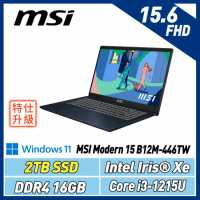(改機升級)Modern 15 B12M-446TW(i3-1215U/16G/2TB SSD/FHD)