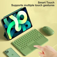 For IPad Keyboard Mouse Set Wireless Bluetooth-compatible Keyboard Teclado For IPad Xiaomi Huawei Tablet Android IOS Windows