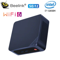 Beelink SEi 12 Mini PC Intel 12th Gen i5-12450H i7-12650H 16GB DDR4 500GB SEi 10 i5-1035G7 NVME SSD 1000M Desktop Computer