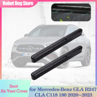 Car Under Seat Air Cover for Mercedes-Benz GLA H247 CLA C118 180 200 220 2020~2023 Conditioner Duct Vent Outlet Trim Accessories