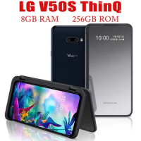 LG V50S 5G ThinQ V510N Mobile 8GB RAM 256GB ROM Android Smartphone Unlocked Original 32MP Camera 4G LTE Fingerprint Cell Phone