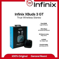 Infinix TWS XBuds 3 GT XE30 I TWS Bluetooth Earbuds Earphone Garansi Resmi - Black
