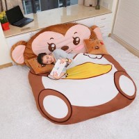 Cartoon mattress home lazy sofa bed Suitable for children tatami floor mats Lovely animal bedroom Foldable sofa bed mattresses