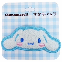 asdfkitty*大耳狗 大臉造型 刺繡 徽章 別針 胸針-日本正版商品