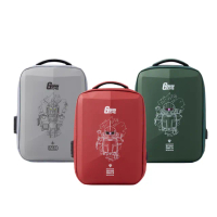 【TLCSTORE】母親節禮物 MOBILE SUIT GUNDAM機動戰士鋼彈硬殼後背包 旅行包 筆電包 電腦包(附行李箱拉桿帶)