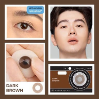 Naturalens Dark Brown Monthly Softlens Biomoist (1PC/SEBELAH) Contact Lens Soft Lens Soflen Softlen 