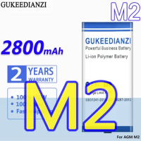 High Capacity GUKEEDIANZI Battery M 2 2800mAh for AGM M2 Batteries