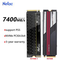 Netac SSD nvme M.2 4tb 1tb 2tb SSD m2 2280 Hard Drive PCIe 4.0 x4 Internal Solid State Disk for PS5 Desktop Laptop