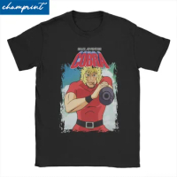 Men Women's Space Adventure Cobra Retro Anime T Shirts Cotton Tops Funny Short Sleeve O Neck Tees Plus Size T-Shirts