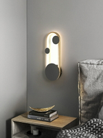 希維爾新款歐式led房間床頭燈臥室輕奢創意設計感壁燈網紅玄關燈