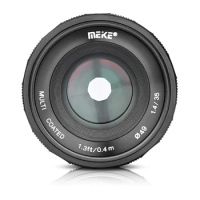 Meike 35mm f1.4 Large Aperture Manual Prime lens for Sony E Mount A6000 A6300 A6400 for Olympus Panasonic M4/3 Mount BMPCC 4K