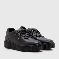Adorableprojects - Medalion Black Sneakers - Sepatu Wanita
