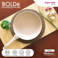 Bolde Super Pan - Wok 24 Cm Wajan Granite Beige Series Pasti Ori