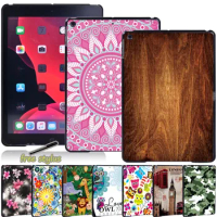 Hard Shell Tablet Case for Apple IPad 8 2020 10.2 Inch High Quality Material Anti-fall Case Cover (with Various Pattern) + Pen