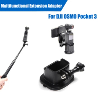 Multifunctional Extension Adapter for DJI Pocket 3 Desktop Support Base Camera Extension Adapter for DJI OSMO Pocket 3