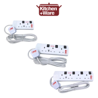 MGM 2/3/4 Power Extension Socket (3 Meters) / Extension Cord / SIngapore Brand with Singapore Safety