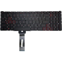 US Layout Backlight Keyboard Compatible for Acer Nitro 5 AN515-54 AN515-43 AN517-51 AN715-51 AN515-54-51M5 AN515-54-55YM