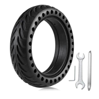 Scooter Wheels Solid Tire for Xiaomi M365 Electric Scooter Gotrax Gxl/Gotrax XR 8.5 Inches, with 3 Installation Tools