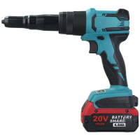 Charging rivet gun 20V lithium electric blind rivet gun automatic core pulling rivet gun electric ri