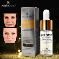 ARTISCARE 24k gold serum six peptides 20ml moisturizing hyaluronic acid essence for face skin care