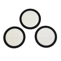 For Proscenic P8 Tool 98*90*41mm Replace Accessories Filter 3pcs Vacuum Cleaner White+Black Pack Useful Durable