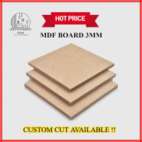 READY STOCK MDF Board 3mm Thickness (WHOLESALE PRICE)