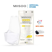 MIISOO Disposable Mask EVO 1 BOX N95 KN95 Masker 4ply  Masker wajah KF94