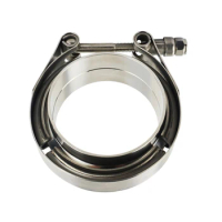 2" 2.25'' 2.5" 3" Inch Clip Stainless Steel Car V-band Male Female Exhaust Flange Vband Clamps V band Clamp Kit