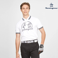 【Munsingwear】企鵝牌 男款白色日本製吸濕速乾短袖POLO衫 MGTT2A01