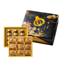 【YONTO 詠統生技】詠統 勝蒜在握 金賞禮盒-黑蒜精6入+黑蒜200g(年節禮盒 伴手禮 送禮)