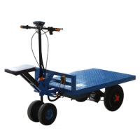 For Electric Car Cargo Platform Trolley Reverse Riding Donkey Three Four-Wheel Truck Heavy King Construction Site Greenhouse